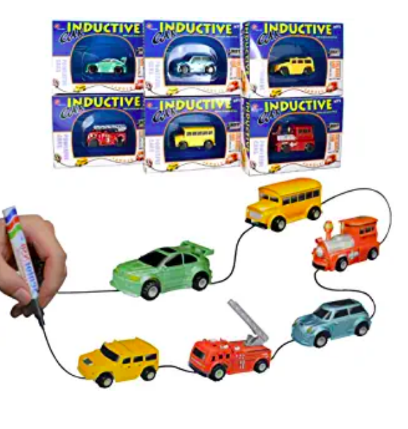 Inductive car - инновационная игрушка, ездит по нарисованному маршруту - фото 5 - id-p79614130