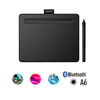 Графический планшет Wacom Intuos Small Bluetooth (CTL-4100WLK-N) Чёрный TVR24404 Графический планшет Wacom Intuos Small Bluetooth (CTL-4100WLK-N) Чёрный