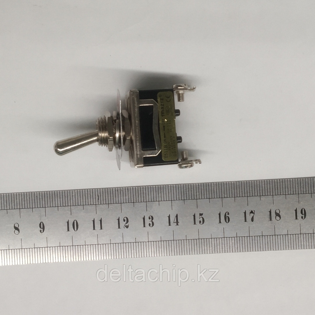 Тумблер 2 положения с фиксацией 15А 2 контакта