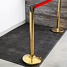 Напольная стойка-ограждение с лентой ЗОЛОТО (лента 2,9м), фото 4