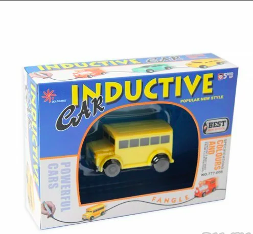 Inductive car - инновационная игрушка, ездит по нарисованному маршруту