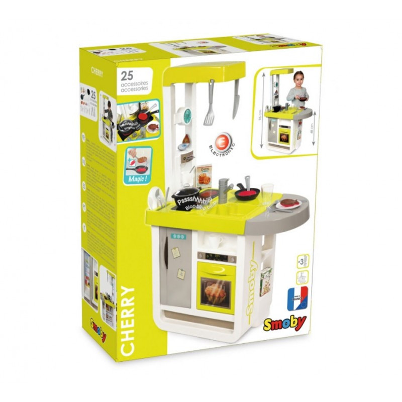 Smoby Игровой набор Кухня "Chery" (звук), желтая (уценка) - фото 1 - id-p79635771