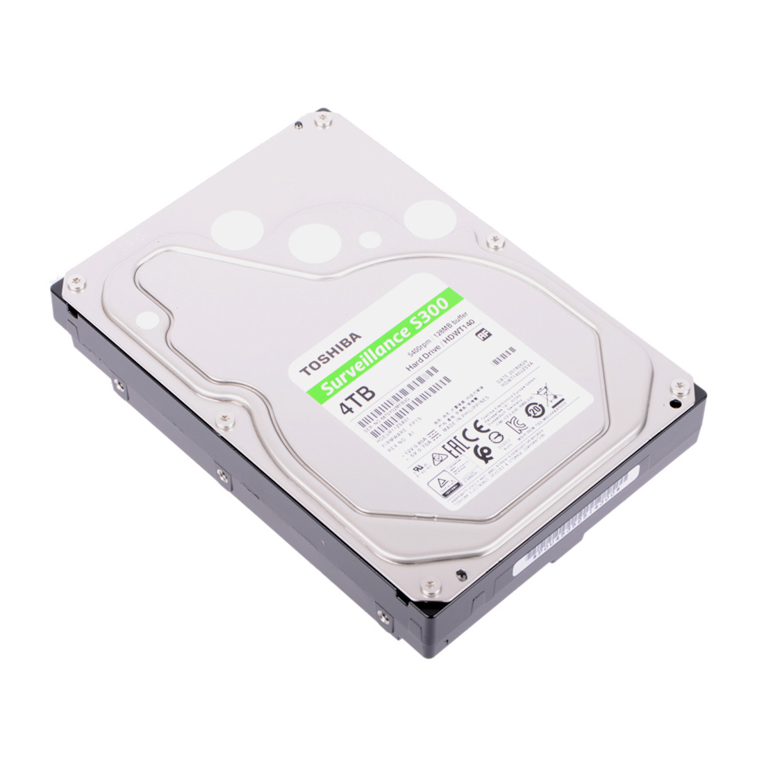 Жёсткий диск для видеонаблюдения HDD 4Tb Toshiba SATA6Gb/s 5400rpm 128Mb 3,5" HDWT140UZSVA