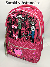 Школьный рюкзак для девочек в 3-4-й класс (высота 38 см, ширина 29 см, глубина 16 см)