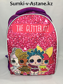 Школьный рюкзак для девочек в 1-й класс (высота 37 см, ширина 28 см, глубина 15 см)