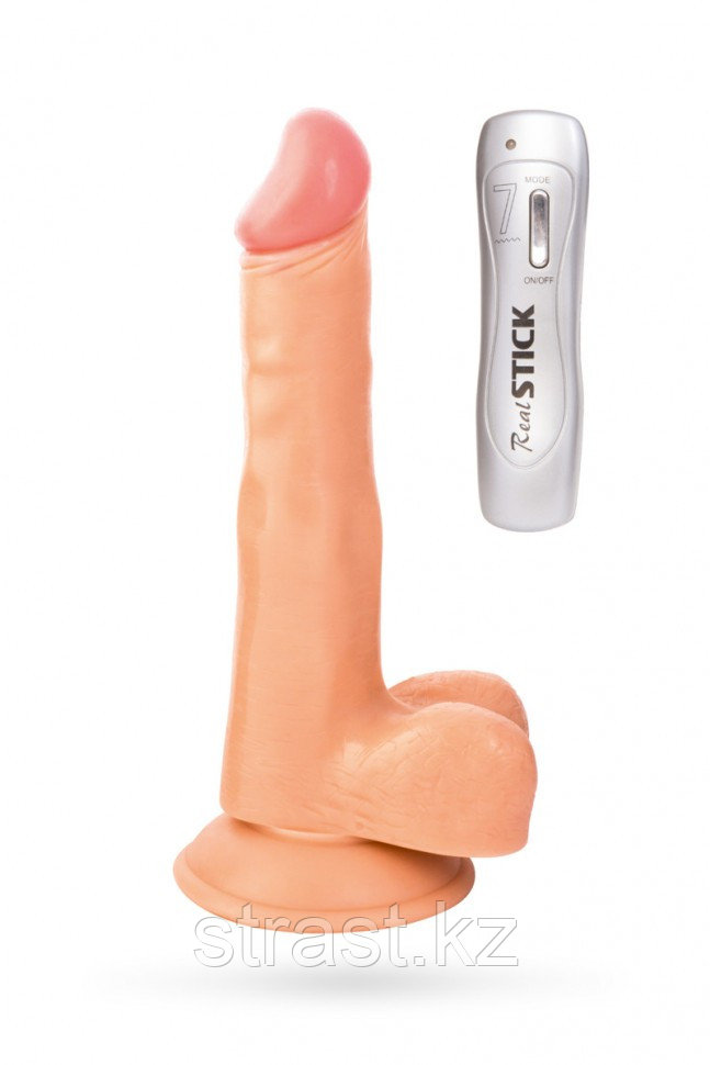 ВИБРАТОР TOYFA REALSTICK NUDE РЕАЛИСТИЧНЫЙ, 7 РЕЖИМОВ ВИБРАЦИИ, 17 СМ АРТ.581004