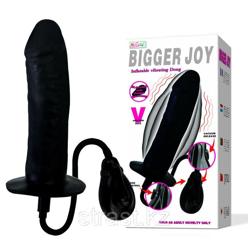 РАСШИРЯЮЩИЙСЯ ВИБРАТОР BIGGER JOY - 15,5 СМ
