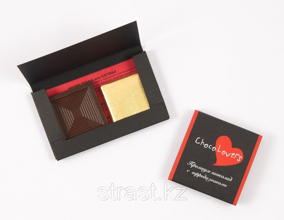 Возбуждающий шоколад с афродизиаками ChocoLovers 20 гр