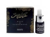 ДУХИ ДЛЯ МУЖЧИН С ФЕРОМОНАМИ SEXY LIFE MUSK&PHEROMONE MAN, 5 МЛ.