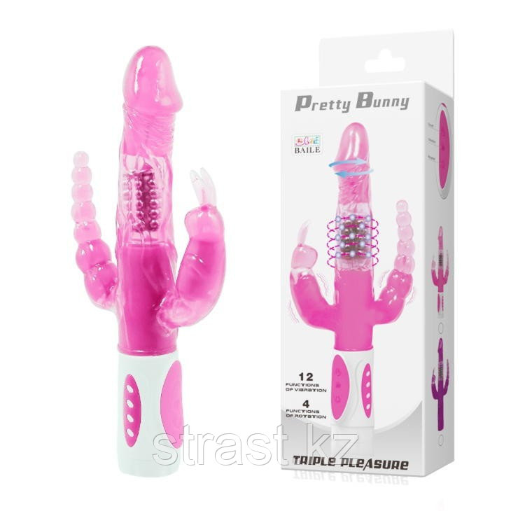 Вибратор Pretty Bunny Triple Pleasure