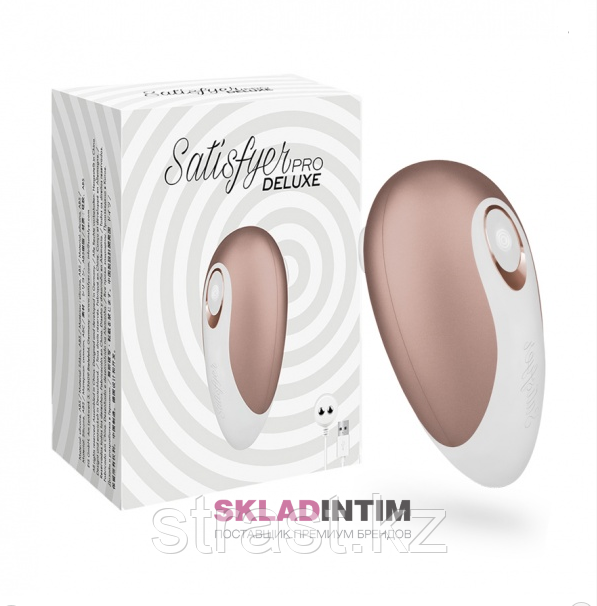 Вакуумный клиторный стимулятор Satisfyer Pro Deluxe - "Золотая роза"