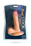 Фаллоимитатор с мошонкой на присоске TOYFA RealStick Nude, 14 см, фото 2