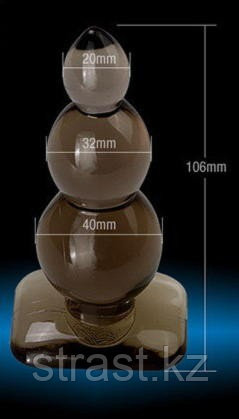 BOTTOM LINE BUTT PLUG, 11 СМ