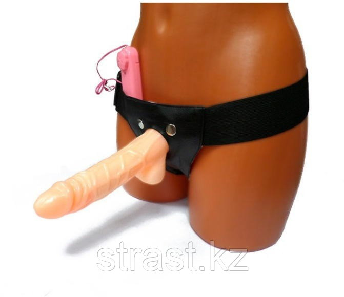 Страпон с вибрацией Vibro Play