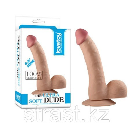 Фаллоимитатор-реалистик на присоске The Ultra Soft Dude