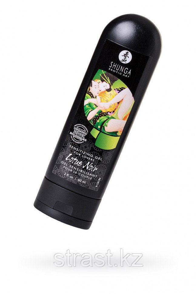 ВОЗБУЖДАЮЩИЙ ГЕЛЬ ДЛЯ ВЛЮБЛЕННЫХ SHUNGA LOTUS NOIR, УНИКАЛЬНАЯ ФОРМУЛА С L-АРГИНИНОМ, 60 МЛ
