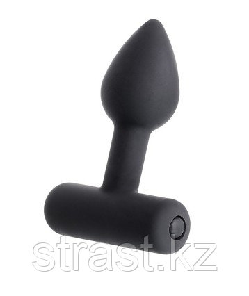 АНАЛЬНАЯ ВТУЛКА EROTIST SHAFT, СИЛИКОН, ЧЁРНЫЙ, 6,9 СМ