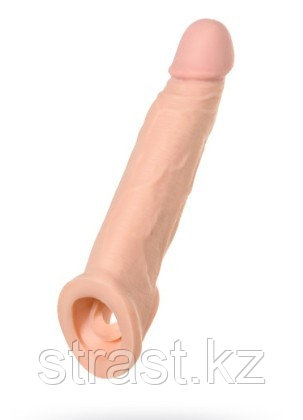 НАСАДКА TOYFA XLOVER, ДЛЯ УВЕЛИЧЕНИЯ РАЗМЕРА, ТЕЛЕСНЫЙ, 16,5 СМ