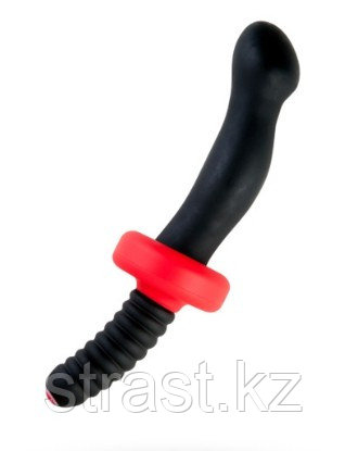 АНАЛЬНЫЙ ВИБРАТОР BLACK & RED BY TOYFA, 10 РЕЖИМОВ ВИБРАЦИИ, ВОДОНЕПРОНИЦАЕМЫЙ, СИЛИКОН, КРАСНЫЙ, 16 см.