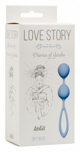 ВАГИНАЛЬНЫЕ ШАРИКИ LOVE STORY DIARIES OF A GEISHA SKY BLUE