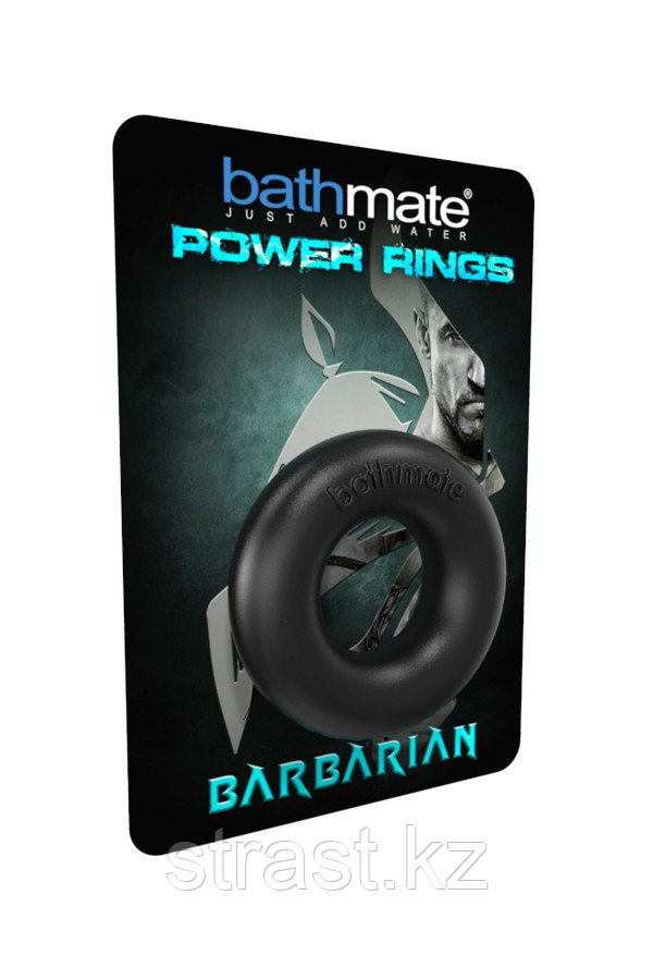 ЭРЕКЦИОННОЕ КОЛЬЦО НА ПЕНИС BATHMATE BARBARIAN, ELASTOMEX, ЧЁРНЫЙ