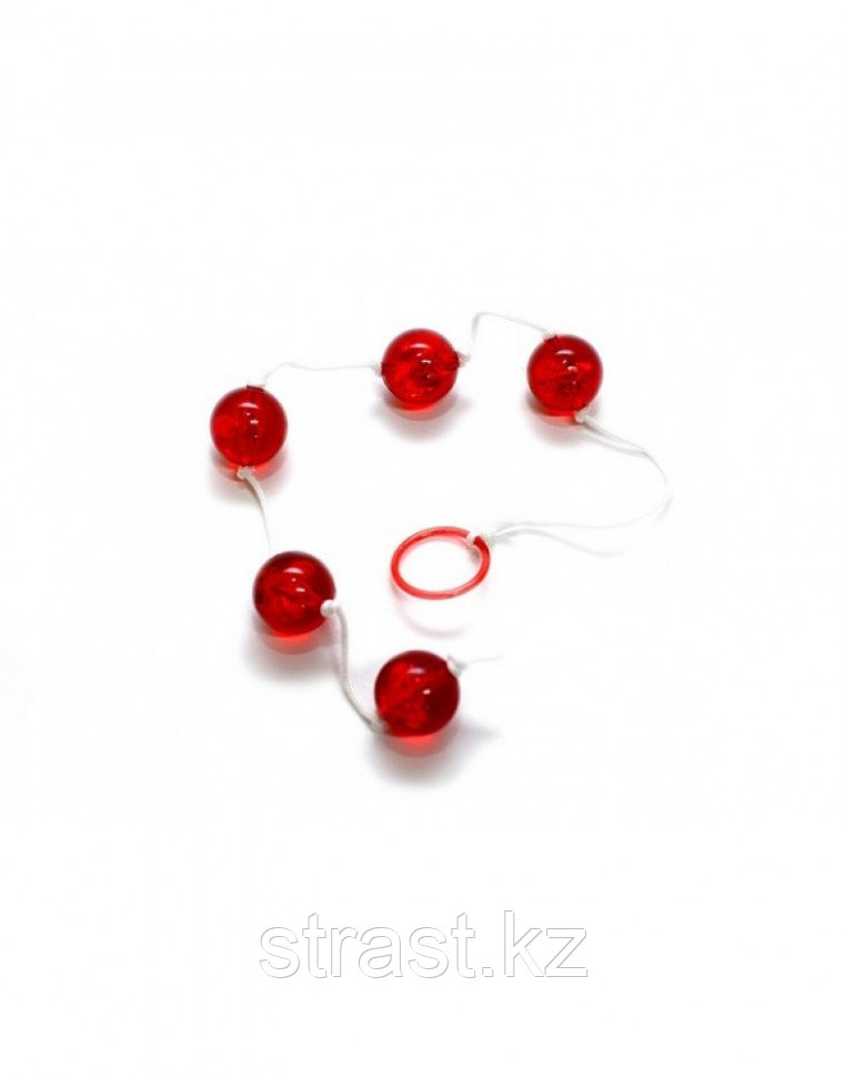 Анальные шарики Clear Anal Beads Large, 5 шт.