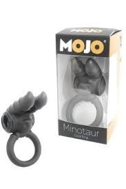 Виброкольцо Mojo Minotaur Black, черное