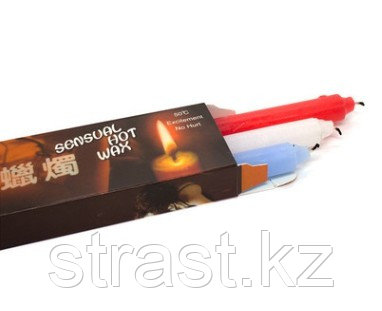 ЛЕГКОПЛАВКИЕ СВЕЧИ SENSUAL HOT WAX 3 ШТ