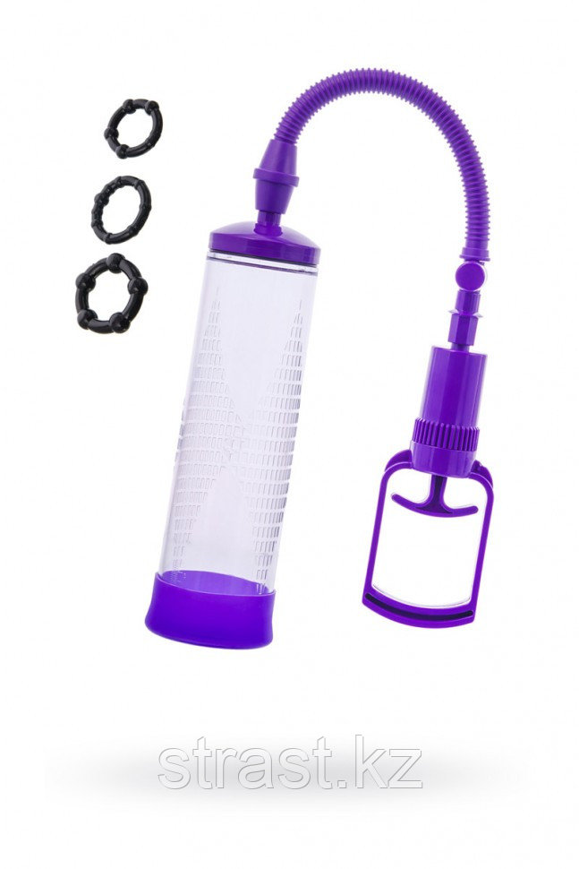 ПОМПА ДЛЯ ПЕНИСА SEXUS MEN ERECTION , ВАКУУМНАЯ, МЕХАНИЧЕСКАЯ, ABS ПЛАСТИК, ПРОЗРАЧНЫЙ, 23 СМ, фото 1