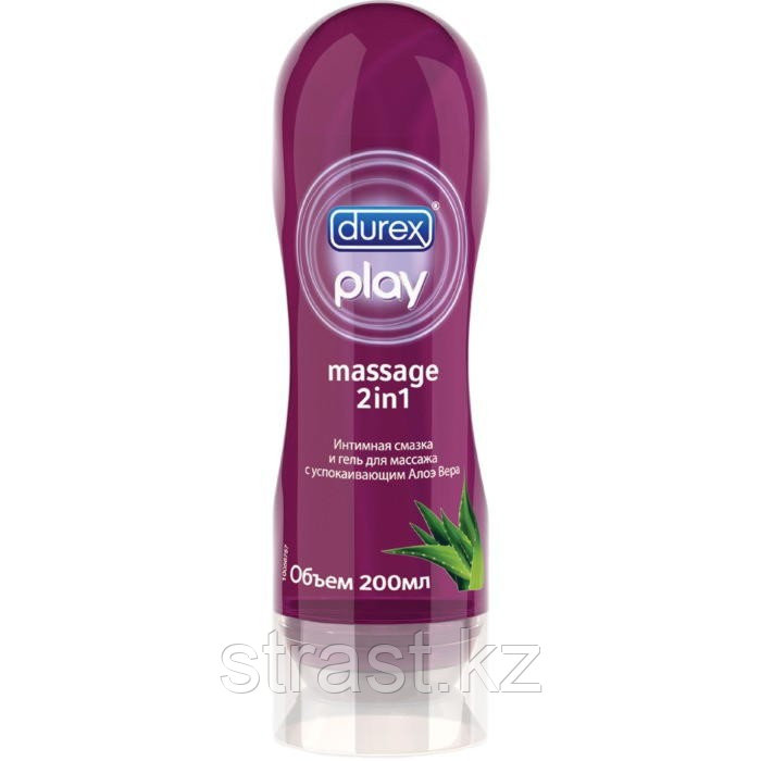 "DUREX" PLAY MASSAGE 2в1 (с Алоэ Вера)