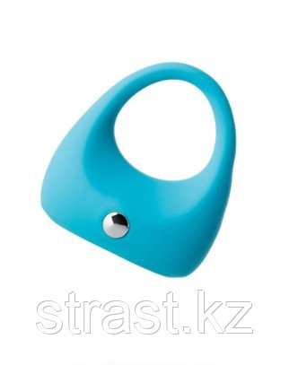 ЭРЕКЦИОННОЕ КОЛЬЦО НА ПЕНИС TOYFA A-TOYS, СИЛИКОН, ГОЛУБОЙ, Ø5,2 СМ