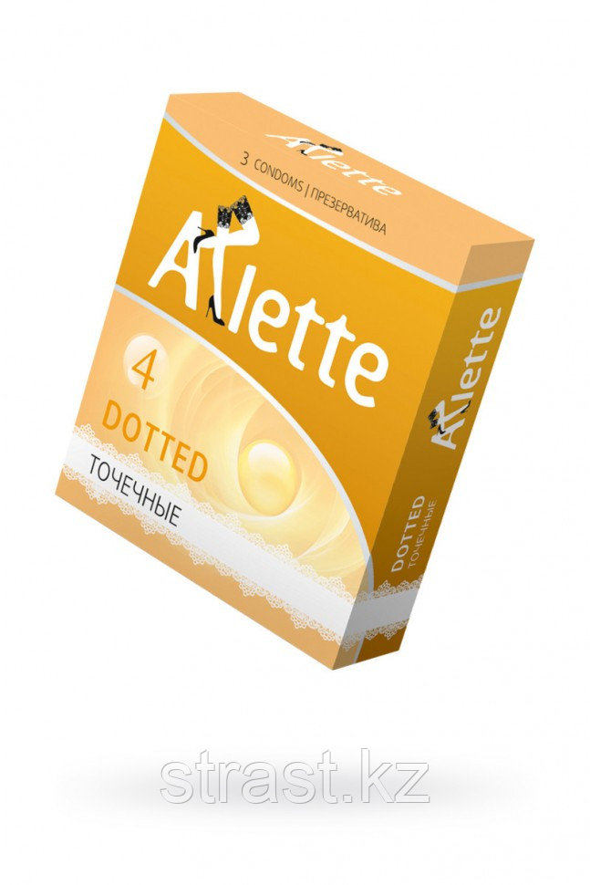 Презервативы точечные ARLETTE DOTTED №3 (в уп.3 шт)
