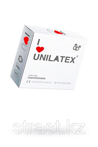 ПРЕЗЕРВАТИВЫ UNILATEX NATURAL ULTRATHIN №3 УЛЬТРАТОНКИЕ (упаковка 3 шт)