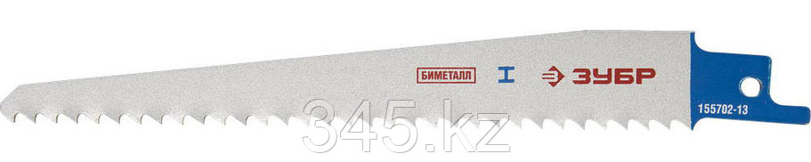 Полотно ЗУБР "ЭКСПЕРТ" S611DF для сабельной эл. ножовки Bi-Metall, дерево с гвоздями, ДСП, металл, пластик,130, фото 2