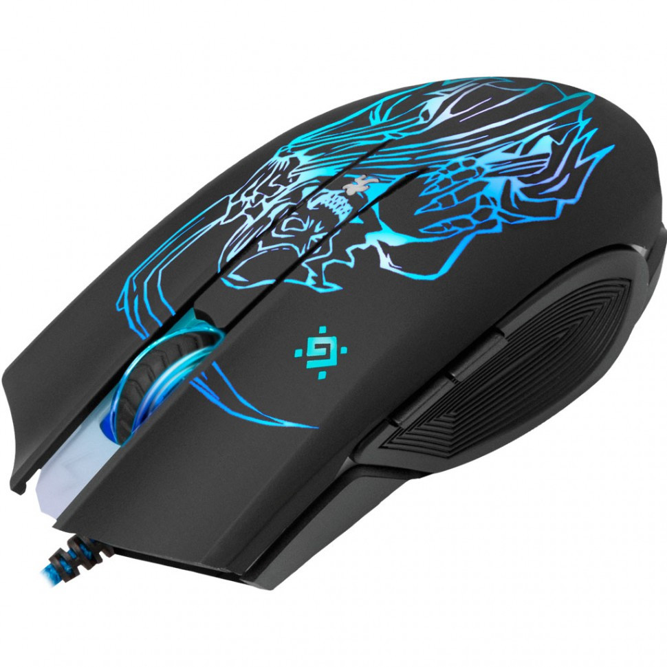 Мышь игровая Defender Ghost GM-190L оптика,6кнопок,800-3200dpi
