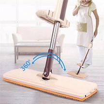 Швабра-лентяйка с вертикальным отжимом EasyCleaner SpinMop 360 + дополнительная насадка, фото 3