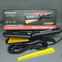 Утюжок-выпрямитель быстрого нагревания для волос SONAR с керамическими пластинами, фото 3