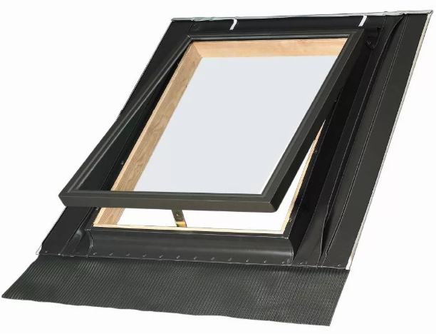 Окно люк OptiLook 46х75 см KRON mat  предназначены для нежилых помещений с универсальным окладом, два стекла, фото 1