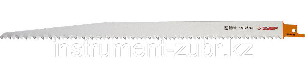 Полотно ЗУБР "ЭКСПЕРТ" S1344D для саб эл. ножовки Cr-V,быстрый,чистый распил твердой и мягкой древес,пластика