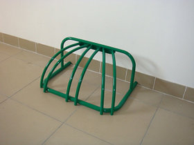 Велопарковка компактная зеленая