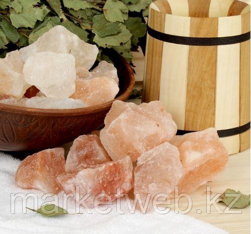 Гималайская розовая соль "Добропаровъ" с маслом пихты, колотая, 50-120мм, 2 кг - фото 1 - id-p79702183