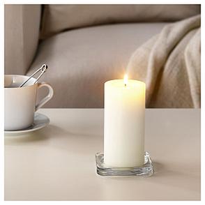 СИНЛИГ Формовая свеча, ароматическая, Сладкая ваниль, естественный, 14 см, фото 2