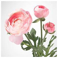 СМИККА Цветок искусственный, лютик, розовый, 52 см, фото 2