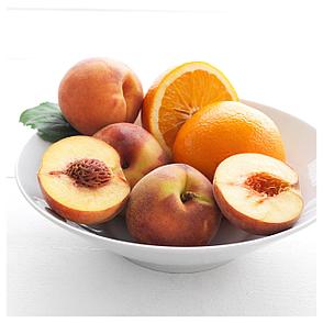 СИНЛИГ Ароматическая свеча в стакане, Персик и апельсин, оранжевый, 7.5 см, фото 2
