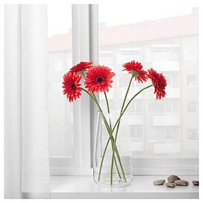 СМИККА Цветок искусственный, Гербера, красный, 50 см, фото 2