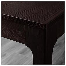 ЭКЕДАЛЕН Раздвижной стол, темно-коричневый, 120/180x80 см, фото 3