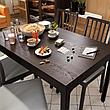 ЭКЕДАЛЕН Раздвижной стол, темно-коричневый, 120/180x80 см, фото 4