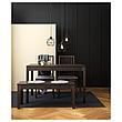 ЭКЕДАЛЕН Раздвижной стол, темно-коричневый, 120/180x80 см, фото 5