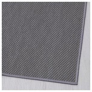 СОЛЛИНГЕ Ковер безворсовый, серый, 65x150 см, фото 2