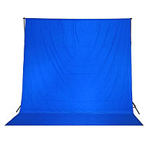 Студийный тканевый синий фон 6 м × 2,3 м, фото 2